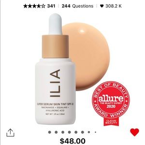 ILIA Super Serum Skin Tint SPF 40